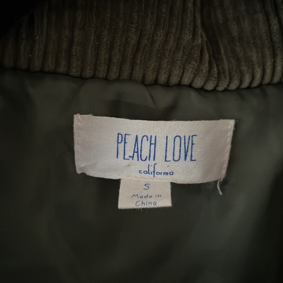 Womens Corduroy vest olive green - Picture 5 of 5